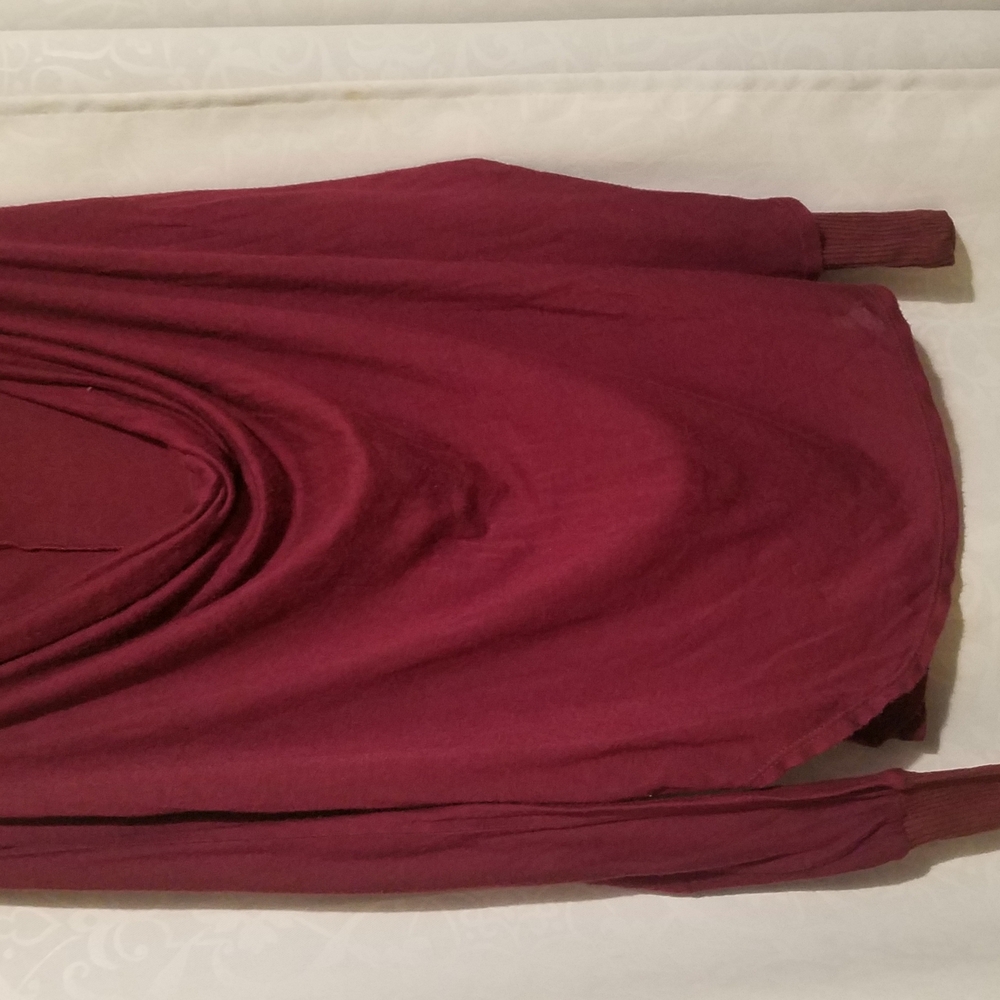 Elegant Burgundy Women's Top